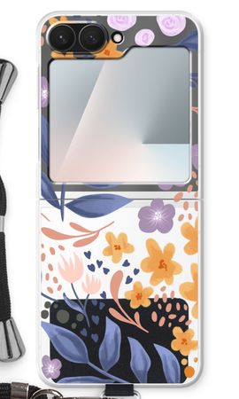 Flowers with blue leaves