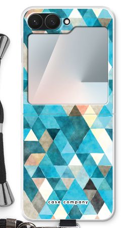 Coloured triangles blue