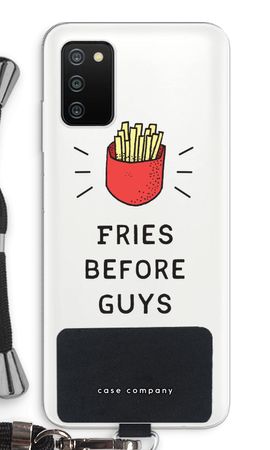 Fries before guys