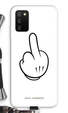 Middle finger white