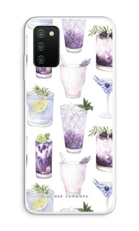 Violet cocktails