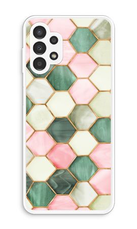 Hexagons in stained glass