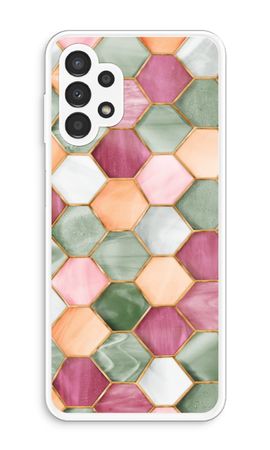 Hexagons in stained glass