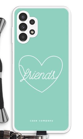 Friends heart pastel