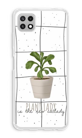 Houseplant on windowpane