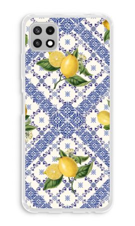Blue tiles and lemons