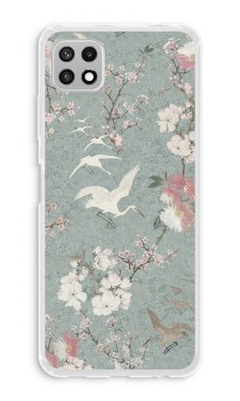 La fioritura degli uccelli gru giapponesi