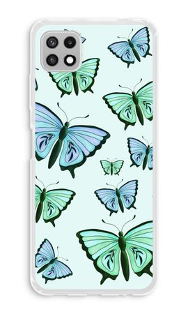 Farfalle blu e verdi