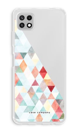 Coloured triangles pastel