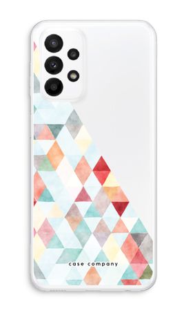 Coloured triangles pastel