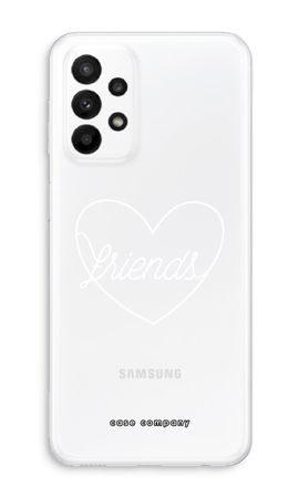 Friends heart pastel