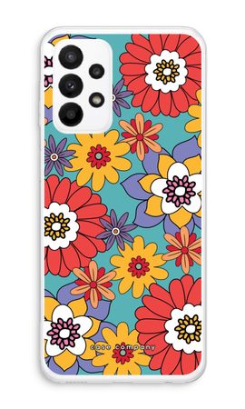 Retro Flowers - Blue