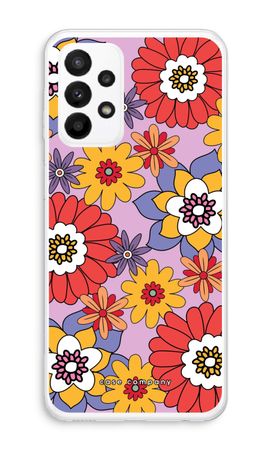 Retro Flowers - Purple