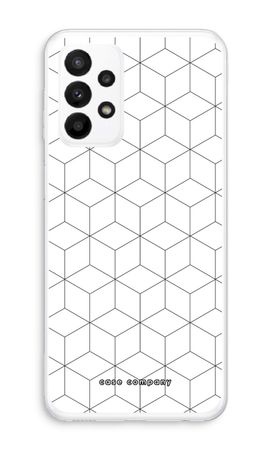 Cubes black and white