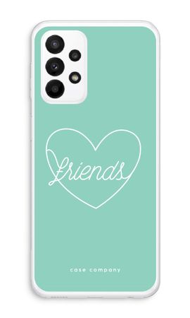 Friends heart pastel