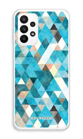 Coloured triangles blue