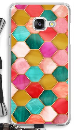Hexagons in stained glass