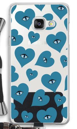 Blue heart eyes