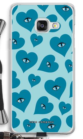 Blue heart eyes