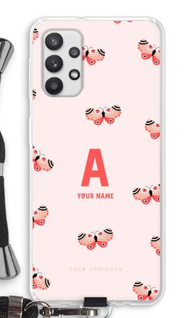 Rosy Butterflies Monogram