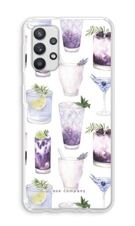 Violet cocktails