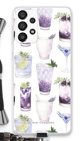 Violet cocktails