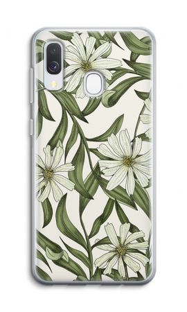 White flower pattern