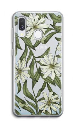 White flower pattern