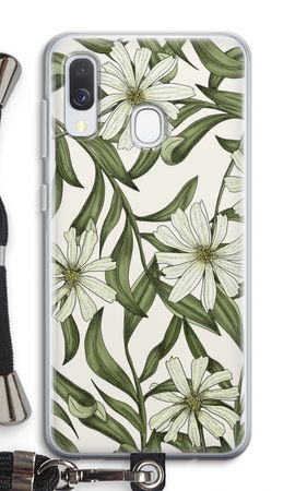 White flower pattern