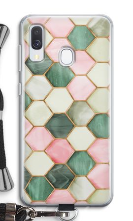 Hexagons in stained glass