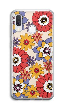 Retro Flowers - Yellow