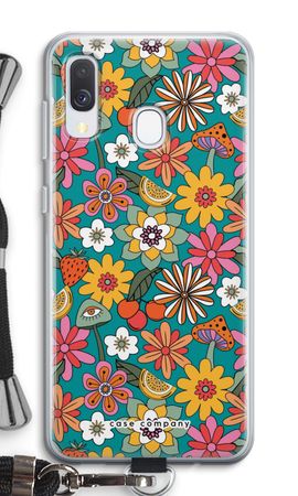 Retro Flowers N°2 - Blue