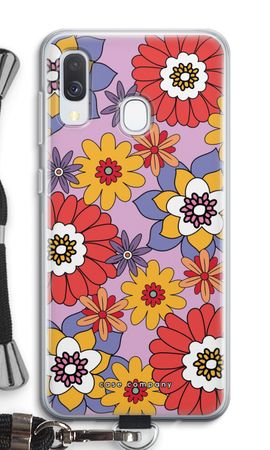 Retro Flowers - Purple