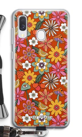 Retro Flowers - Red