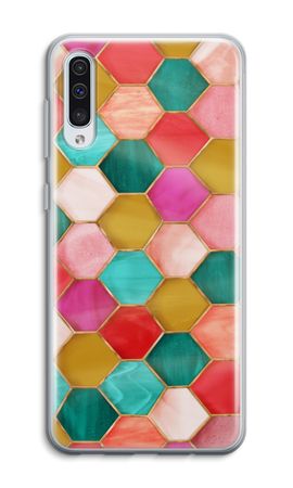 Hexagones en vitrail
