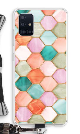 Hexagons in stained glass