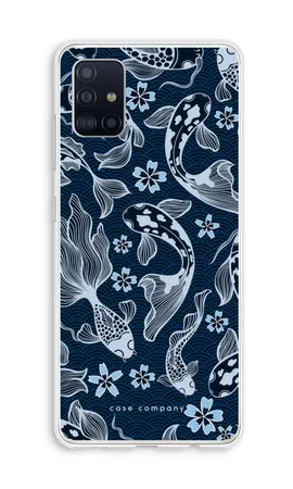 Midnight Koi, Miękkie etui Samsung Galaxy A51 4G