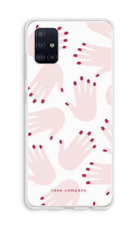 Hands pink