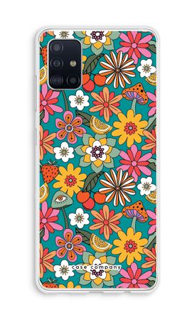 Retro Flowers N°2 - Blue