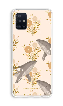 Floral Whales, Mekana maskica Samsung Galaxy A51 4G