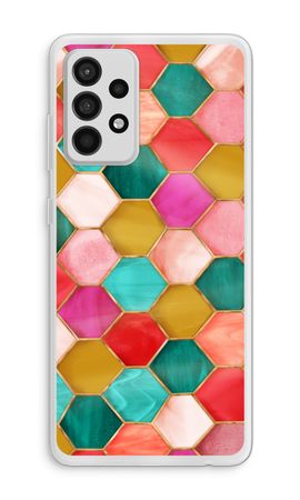 Hexagons in stained glass