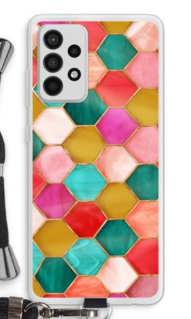 Hexagons in stained glass