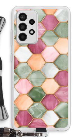 Hexagons in stained glass