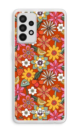 Retro Flowers - Red