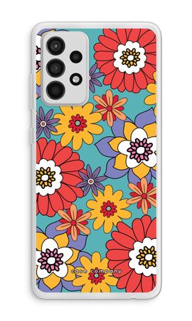 Retro Flowers - Blue
