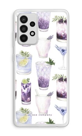 Violet cocktails