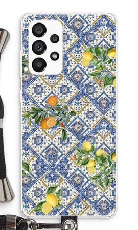 Blauwe tegels, citroenen en appelsienen - klein