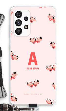 Rosy Butterflies Monogram