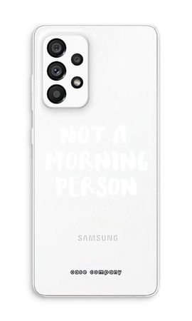 Morning person