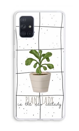 Houseplant on windowpane